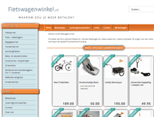 Tablet Screenshot of fietswagenwinkel.nl